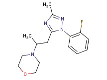 4-{2-[1-(2-fluorophenyl)-3-methyl-1H-1,2,4-triazol-5-yl]-1-methylethyl}morpholine