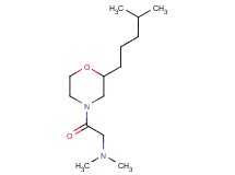 N,N-dimethyl-2-[2-(4-methylpentyl)-4-morpholinyl]-2-oxoethanamine
