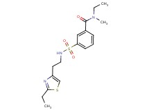 N-ethyl-3-({[2-(2-ethyl-1,3-thiazol-4-yl)ethyl]amino}sulfonyl)-N-methylbenzamide