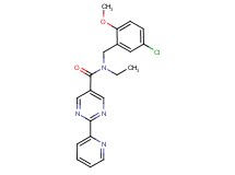 N-(5-chloro-2-methoxybenzyl)-N-ethyl-2-pyridin-2-ylpyrimidine-5-carboxamide