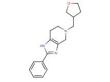 2-phenyl-5-(tetrahydrofuran-3-ylmethyl)-4,5,6,7-tetrahydro-1H-imidazo[4,5-c]pyridine