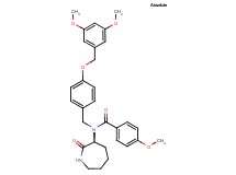 N-{4-[(3,5-dimethoxybenzyl)oxy]benzyl}-4-methoxy-N-[(3S)-2-oxo-3-azepanyl]benzamide