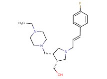 {(3R*,4S*)-4-[(4-ethylpiperazin-1-yl)methyl]-1-[(2E)-3-(4-fluorophenyl)prop-2-en-1-yl]pyrrolidin-3-yl}methanol