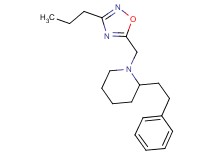 2-(2-phenylethyl)-1-[(3-propyl-1,2,4-oxadiazol-5-yl)methyl]piperidine
