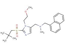 1-[2-[(2,2-dimethylpropyl)sulfonyl]-1-(2-methoxyethyl)-1H-imidazol-5-yl]-N-methyl-N-(1-naphthylmethyl)methanamine
