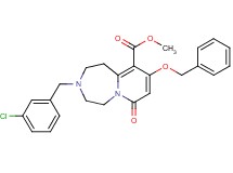 methyl 9-(benzyloxy)-3-(3-chlorobenzyl)-7-oxo-1,2,3,4,5,7-hexahydropyrido[1,2-d][1,4]diazepine-10-carboxylate