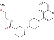 N-(2-methoxyethyl)-1'-quinolin-4-yl-1,4'-bipiperidine-3-carboxamide