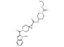 ethyl 4-[({6-[(1-methyl-1H-indol-2-yl)carbonyl]-6-azaspiro[2.5]oct-1-yl}carbonyl)amino]-1-piperidinecarboxylate