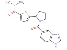 5-[1-(1H-benzimidazol-5-ylcarbonyl)-2-pyrrolidinyl]-N,N-dimethyl-2-thiophenecarboxamide