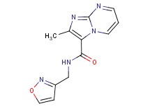 N-(isoxazol-3-ylmethyl)-2-methylimidazo[1,2-a]pyrimidine-3-carboxamide