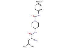 N~1~-[1-(anilinocarbonyl)-4-piperidinyl]-D-leucinamide trifluoroacetate