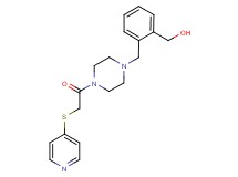 [2-({4-[(pyridin-4-ylthio)acetyl]piperazin-1-yl}methyl)phenyl]methanol