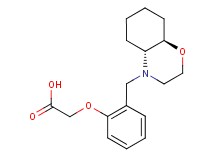 {2-[(4aR*,8aR*)-octahydro-4H-1,4-benzoxazin-4-ylmethyl]phenoxy}acetic acid