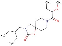 3-(2-ethylbutyl)-8-(2-methoxybutanoyl)-1-oxa-3,8-diazaspiro[4.5]decan-2-one