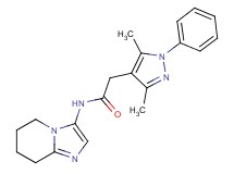 2-(3,5-dimethyl-1-phenyl-1H-pyrazol-4-yl)-N-(5,6,7,8-tetrahydroimidazo[1,2-a]pyridin-3-yl)acetamide