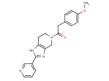 5-[(4-methoxyphenyl)acetyl]-2-pyridin-3-yl-4,5,6,7-tetrahydro-1H-imidazo[4,5-c]pyridine