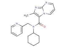 N-cyclohexyl-2-methyl-N-(pyridin-2-ylmethyl)imidazo[1,2-a]pyrimidine-3-carboxamide