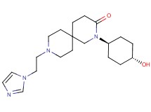 2-(trans-4-hydroxycyclohexyl)-9-[2-(1H-imidazol-1-yl)ethyl]-2,9-diazaspiro[5.5]undecan-3-one