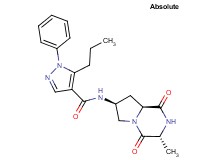 N-[(3R,7S,8aS)-3-methyl-1,4-dioxooctahydropyrrolo[1,2-a]pyrazin-7-yl]-1-phenyl-5-propyl-1H-pyrazole-4-carboxamide