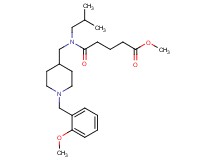 methyl 5-(isobutyl{[1-(2-methoxybenzyl)-4-piperidinyl]methyl}amino)-5-oxopentanoate