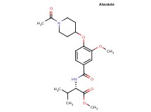 methyl N-{4-[(1-acetyl-4-piperidinyl)oxy]-3-methoxybenzoyl}-L-valinate