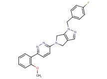 1-(4-fluorobenzyl)-5-[6-(2-methoxyphenyl)pyridazin-3-yl]-1,4,5,6-tetrahydropyrrolo[3,4-c]pyrazole
