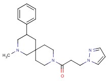 2-methyl-4-phenyl-9-[3-(1H-pyrazol-1-yl)propanoyl]-2,9-diazaspiro[5.5]undecane