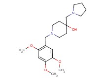 4-(pyrrolidin-1-ylmethyl)-1-(2,4,5-trimethoxybenzyl)piperidin-4-ol