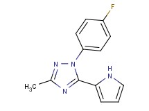 1-(4-fluorophenyl)-3-methyl-5-(1H-pyrrol-2-yl)-1H-1,2,4-triazole