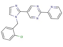 5-[1-(2-chlorobenzyl)-1H-imidazol-2-yl]-2-pyridin-2-ylpyrimidine