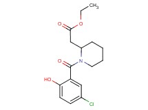 ethyl [1-(5-chloro-2-hydroxybenzoyl)-2-piperidinyl]acetate