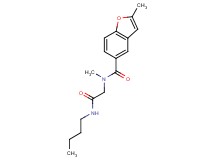 N-[2-(butylamino)-2-oxoethyl]-N,2-dimethyl-1-benzofuran-5-carboxamide
