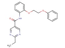 2-ethyl-N-[2-(2-phenoxyethoxy)phenyl]pyrimidine-5-carboxamide