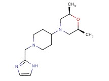 (2R*,6S*)-4-[1-(1H-imidazol-2-ylmethyl)-4-piperidinyl]-2,6-dimethylmorpholine