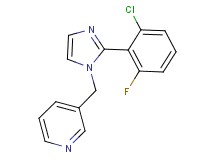3-{[2-(2-chloro-6-fluorophenyl)-1H-imidazol-1-yl]methyl}pyridine