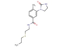 4-methyl-3-(2-oxoimidazolidin-1-yl)-N-[2-(propylthio)ethyl]benzamide