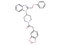 1-[1-(1,3-benzodioxol-5-ylacetyl)-4-piperidinyl]-2-(phenoxymethyl)-1H-benzimidazole