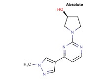 (3S)-1-[4-(1-methyl-1H-pyrazol-4-yl)pyrimidin-2-yl]pyrrolidin-3-ol