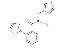 2-(1H-imidazol-2-yl)-N-methyl-N-(3-thienylmethyl)benzamide