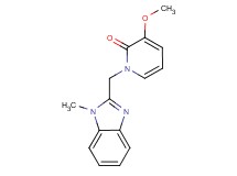 3-methoxy-1-[(1-methyl-1H-benzimidazol-2-yl)methyl]pyridin-2(1H)-one