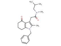 2-(1-benzyl-2-methyl-4-oxo-4,5,6,7-tetrahydro-1H-indol-3-yl)-N-isobutyl-N-methylacetamide