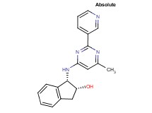(1S,2R)-1-[(6-methyl-2-pyridin-3-ylpyrimidin-4-yl)amino]indan-2-ol