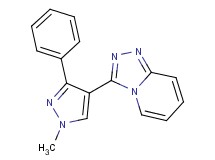 3-(1-methyl-3-phenyl-1H-pyrazol-4-yl)[1,2,4]triazolo[4,3-a]pyridine