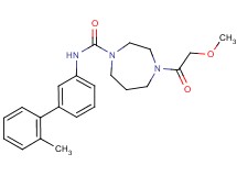 4-(methoxyacetyl)-N-(2'-methylbiphenyl-3-yl)-1,4-diazepane-1-carboxamide