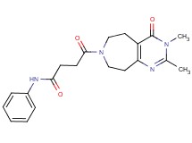 4-(2,3-dimethyl-4-oxo-3,4,5,6,8,9-hexahydro-7H-pyrimido[4,5-d]azepin-7-yl)-4-oxo-N-phenylbutanamide