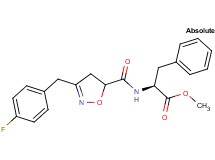 methyl N-{[3-(4-fluorobenzyl)-4,5-dihydro-5-isoxazolyl]carbonyl}-L-phenylalaninate