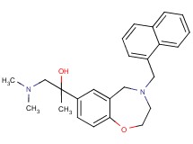 1-(dimethylamino)-2-[4-(1-naphthylmethyl)-2,3,4,5-tetrahydro-1,4-benzoxazepin-7-yl]-2-propanol