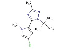 1-tert-butyl-5-(4-chloro-1-methyl-1H-pyrrol-2-yl)-3-methyl-1H-1,2,4-triazole