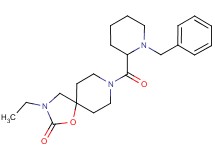8-[(1-benzylpiperidin-2-yl)carbonyl]-3-ethyl-1-oxa-3,8-diazaspiro[4.5]decan-2-one