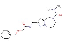 2-({[(benzyloxy)acetyl]amino}methyl)-N,N-dimethyl-7,8-dihydro-4H-pyrazolo[1,5-a][1,4]diazepine-5(6H)-carboxamide